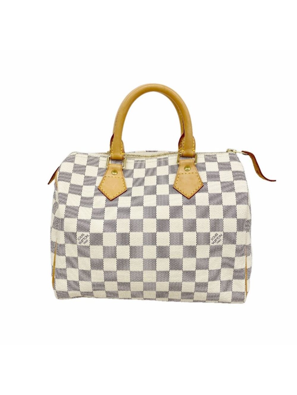 Louis Vuitton Handbag Damier Azur Speedy 25 White
